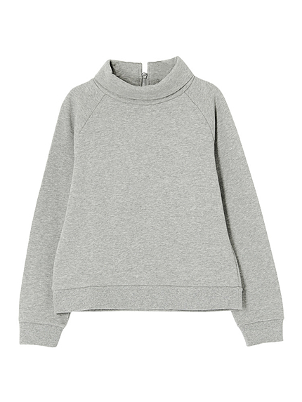 【CASUAL】ハイネック裏毛トップス