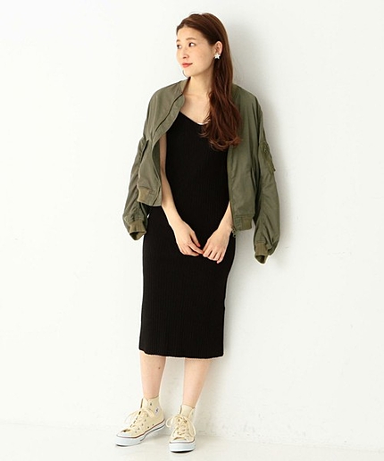 ニットキャミワンピース/ AEMFC Ry/C KNIT CAMI OP
