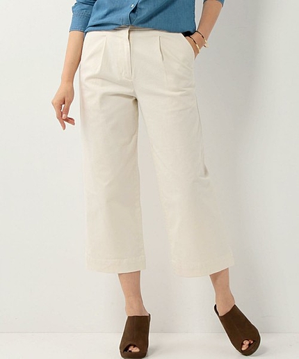 〓★JC C/PU ピーチ チノパン / タックパンツ / 9分丈