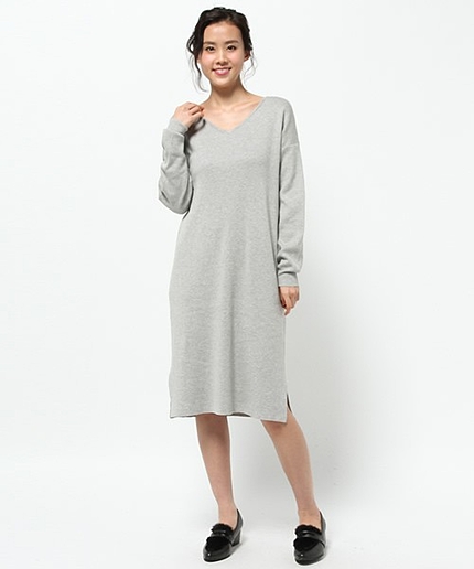 Vネックワンピース/AEBFC Ry/C V/N OP