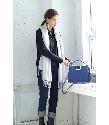 メタルスクエアBOXトートバッグ