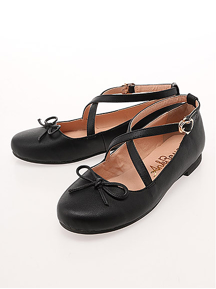 トゥリボンBabyフラットシューズ