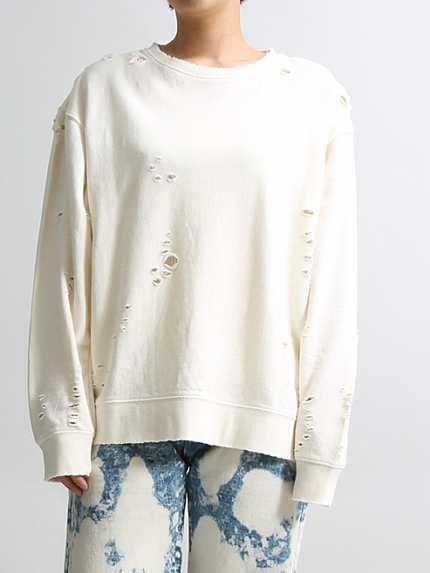 WEGO/ダメージスウェット