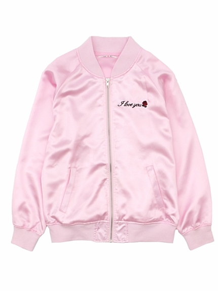 WC/ローズサテンブルゾン