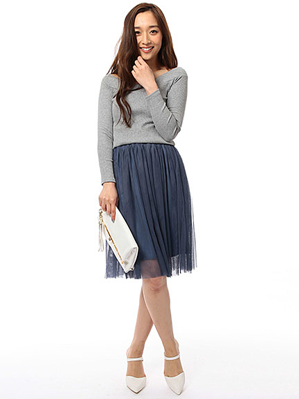 チュールスカート