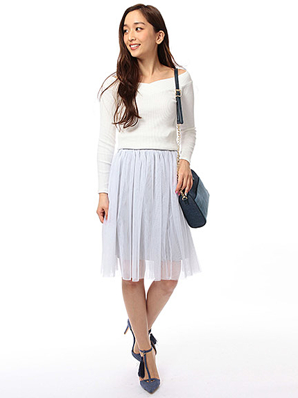 チュールスカート