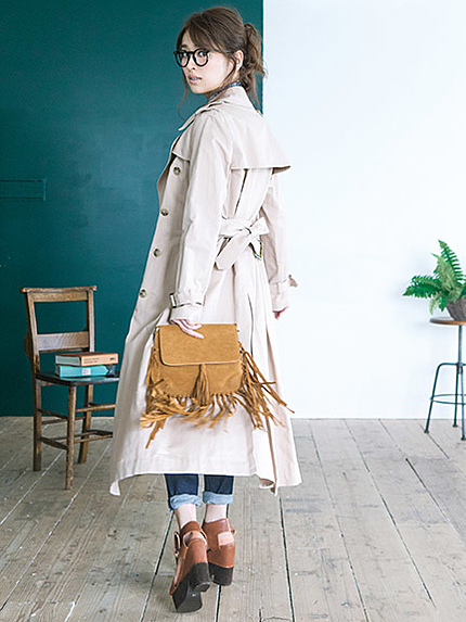 ロングトレンチコート