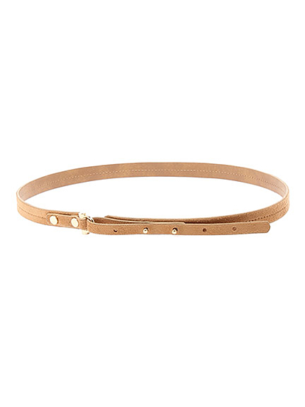 スウェード細ベルト