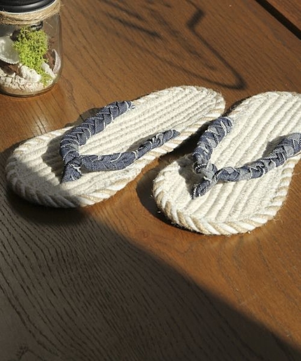 デニムルームサンダルM