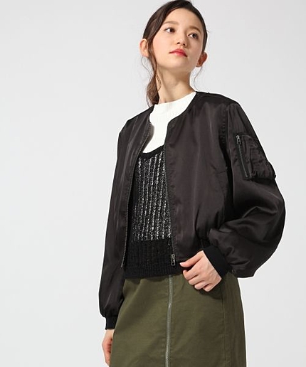 【LADIES】サテンMA-1