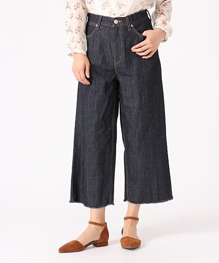 ＣＯＮＥデニムワイドクロップドパンツ