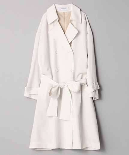ワイドベルトニュアンストレンチコート