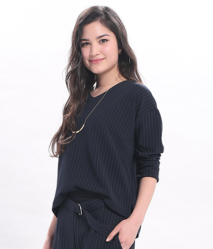 【セットアップ対応商品】ジャージーVネックプルオーバー