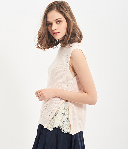 サイドジップオープンレースベスト