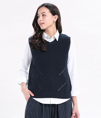 【2WAY】ニットベスト