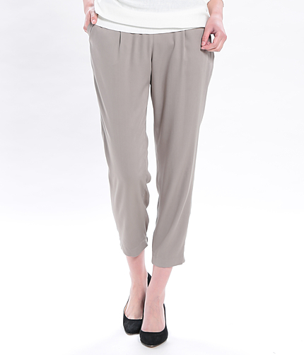 裾後ろゴムパンツ