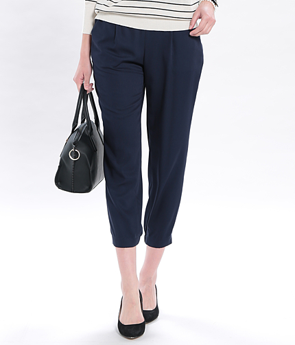 裾後ろゴムパンツ