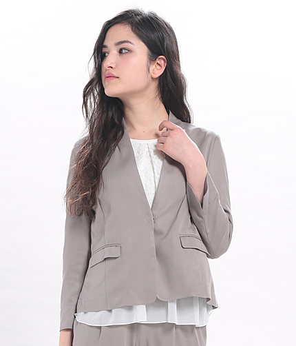 ノーカラージャケット