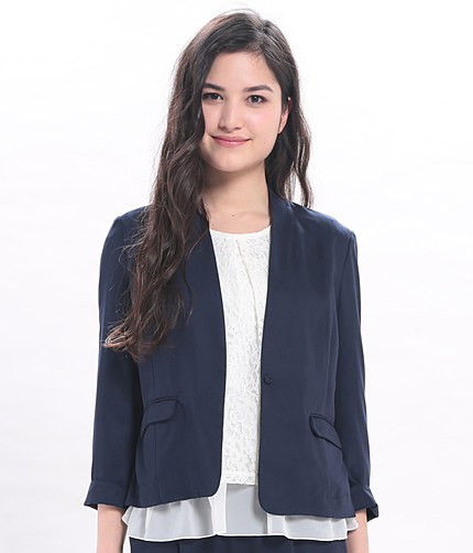 ノーカラージャケット