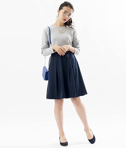 マルチウェイワントーン小花リバーシブルスカート