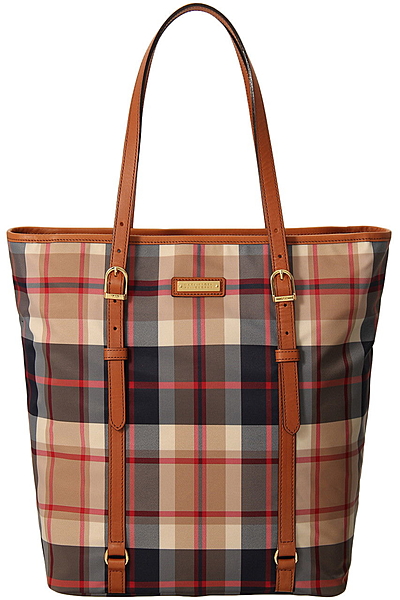 ハウスチェックトートバッグ