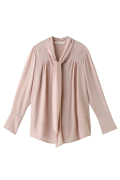 ジョーゼットボウタイブラウス