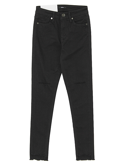 ニーカットアシメクラッシュパギンス