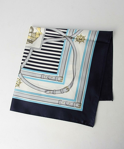 KF マリンPRTシルク/スカーフ