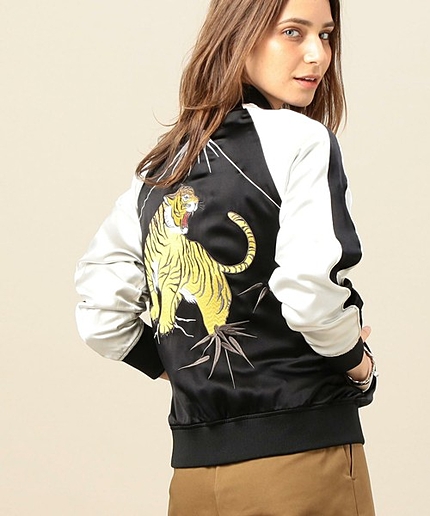 BY シルクサテンスカジャンо