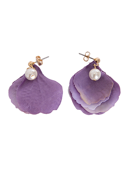 【goods】パール花びらピアス