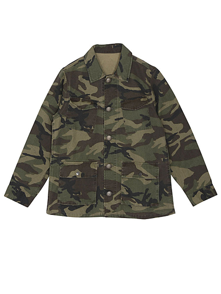 カモフラージュミリタリーコート