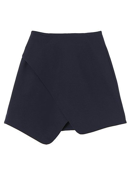 【CASUAL】イレヘムラップミニスカート
