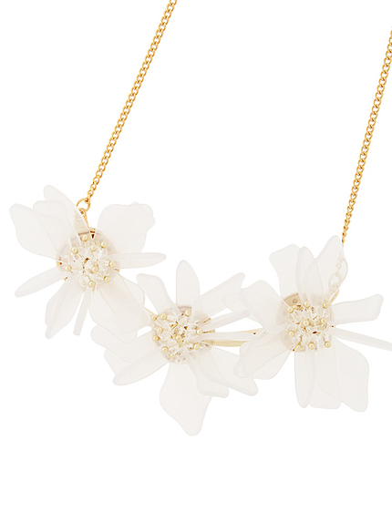 【GDS】 Clear Flowerネックレス
