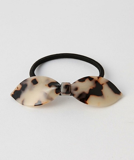 〓JC マーブル リボン ヘアゴム