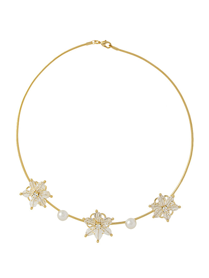 クリアフラワーチョーカー