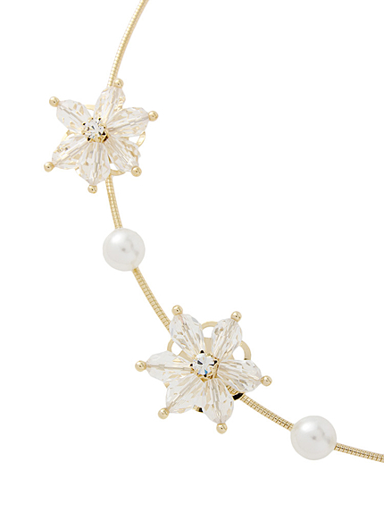 クリアフラワーチョーカー