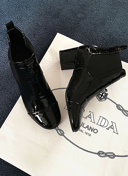 エナメル調チェルシーブーツ・全1色・s45730