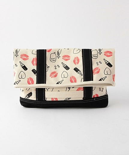 Another Edition×とんだ林蘭リップクラッチバッグ/AE×T/Ran LIP CLT