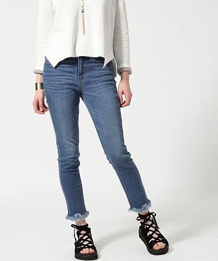 【LADIES】ストレッチフィットデニムパンツ