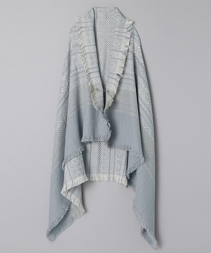 ジャガード2WAYポンチョ