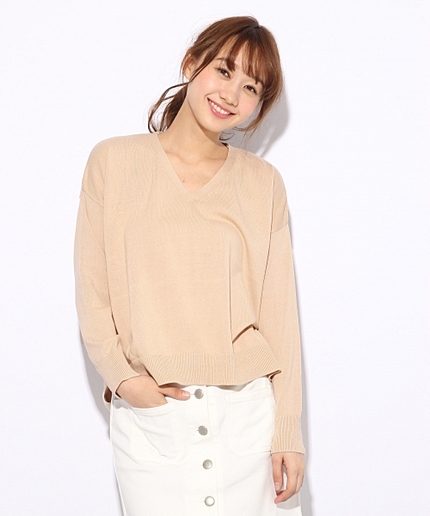 ★カラー予約受付中★カリフォルニアコットンVプルオーバー