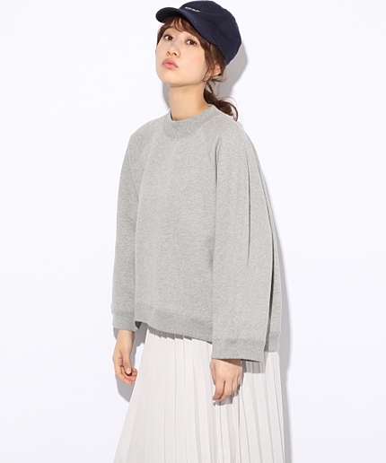 スウェットキモウハイネックプルオーバー