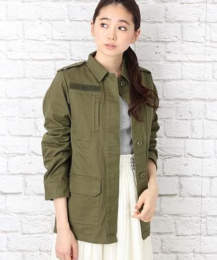ミリタリーブルゾン