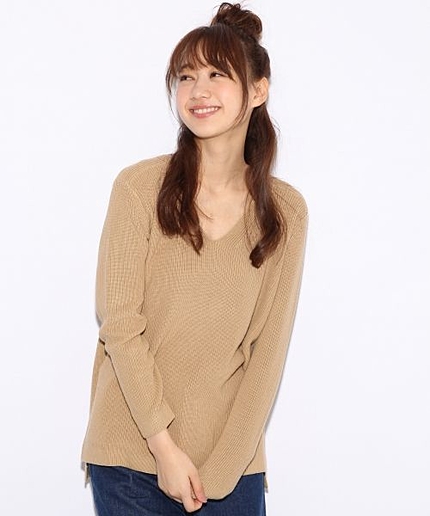★保湿効果あり★ユルリブＶプルオーバー