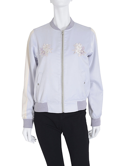 【DUO】 Flower刺繍スカジャンブルゾン