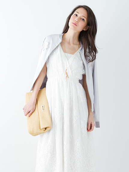 【DUO】 Flower刺繍スカジャンブルゾン