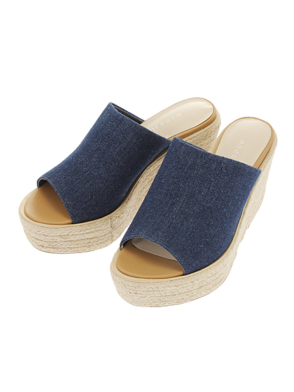 【GDS】 カジュアルサボサンダル(インディゴ)