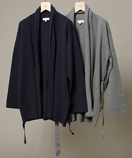 BY ∴ ミラノリブ ラップ カーディガン
