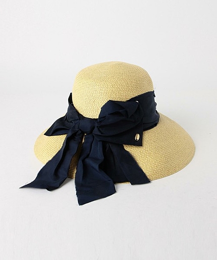 Le vernis リボン WRAP ハット 2 / ルベルニ / 帽子 / 麦わら帽子