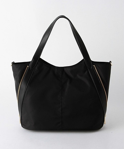 【2WAY】BY ナイロンサイドジップトート